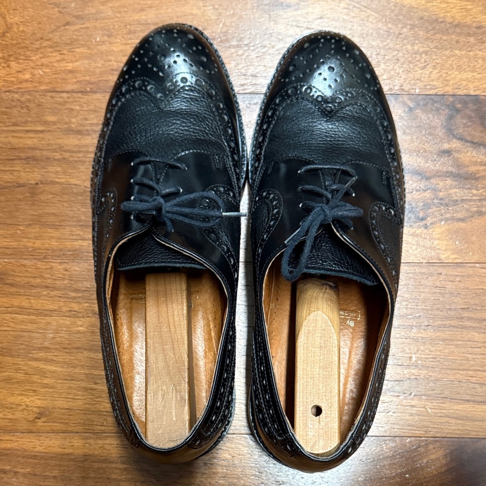 Elegant Black Leather Oxfords